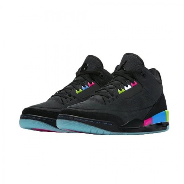 Nike Air Jordan 3 Retro "Quai54" 2018 Damen/Herren AJ3 Sneakers AT9195-001